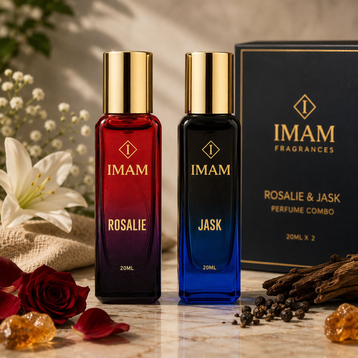 Rosalie & Jask Perfume Combo – 20 ml x 2