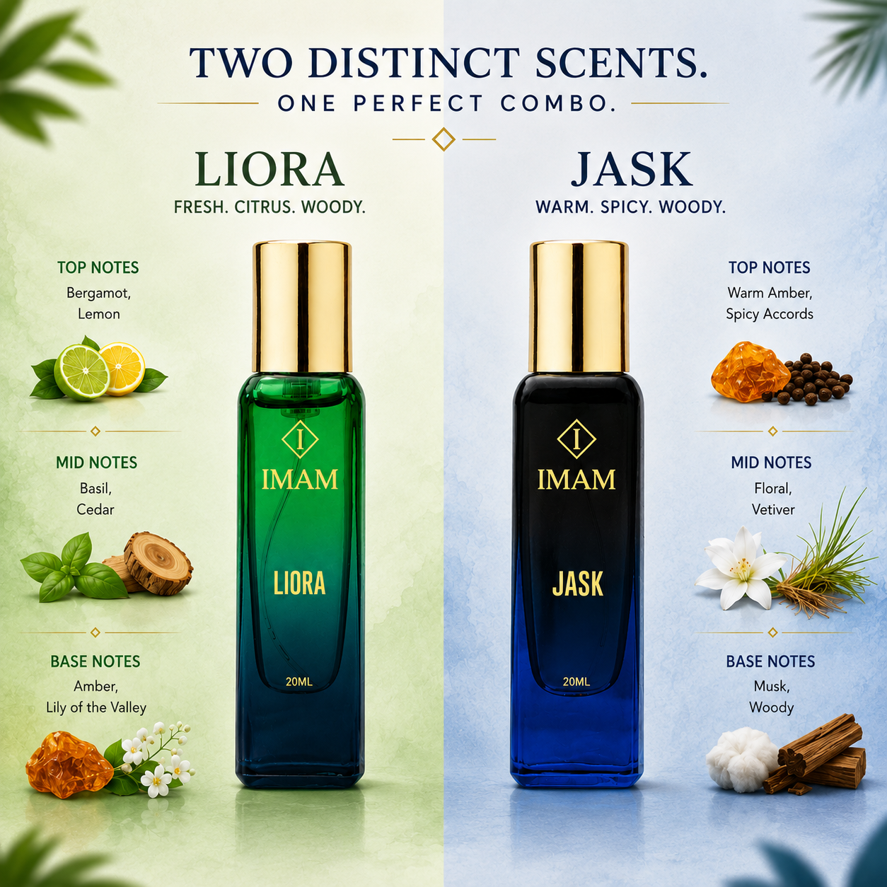 Liora & Jask Perfume Combo – 20ml x 2