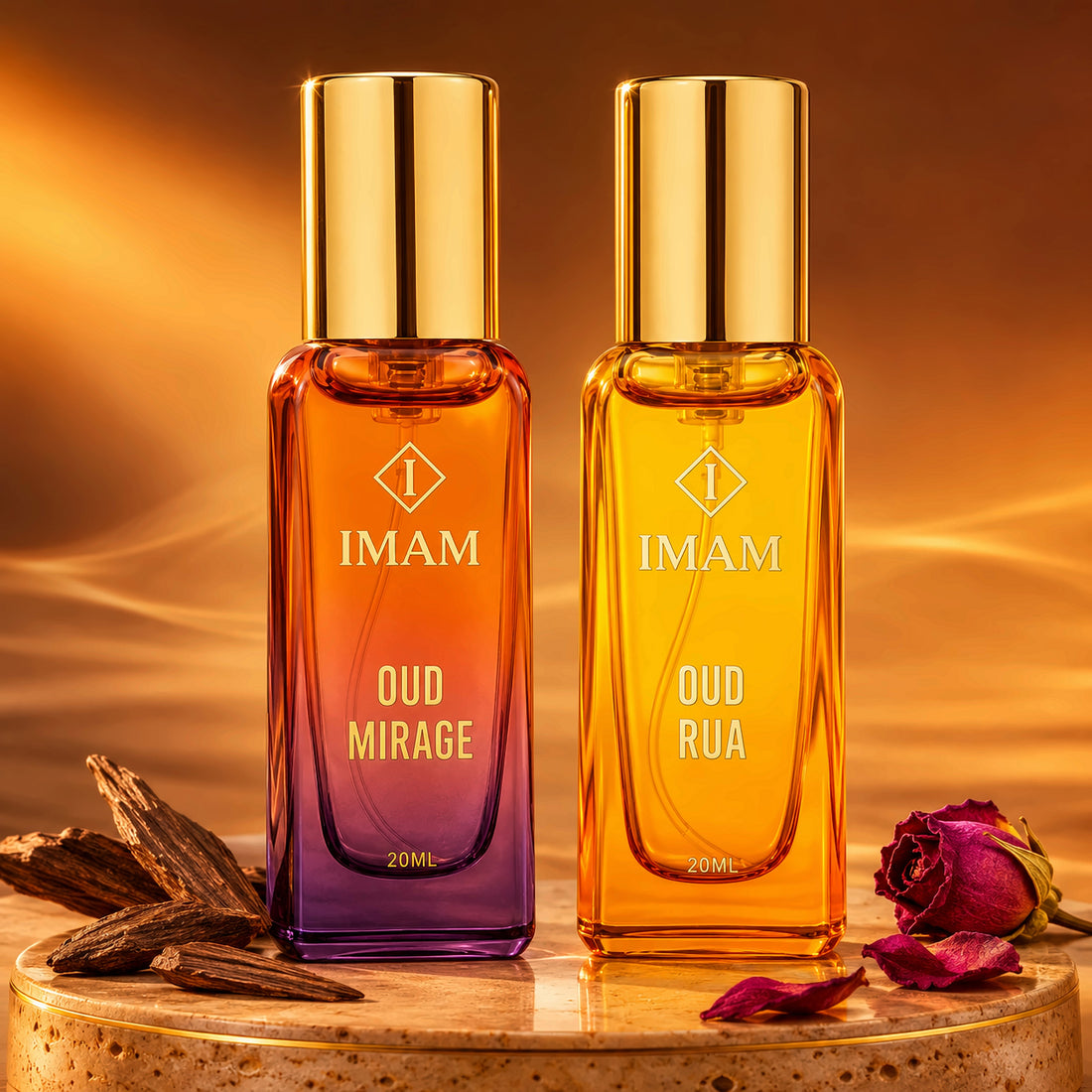 Oud Mirage & Rua Perfume Combo – 20ml x 2