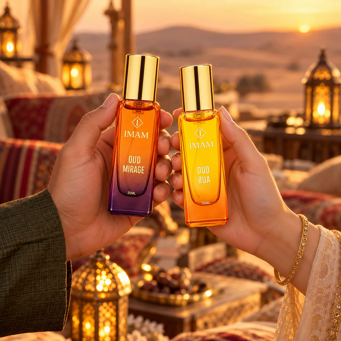 Oud Mirage & Rua Perfume Combo – 20ml x 2