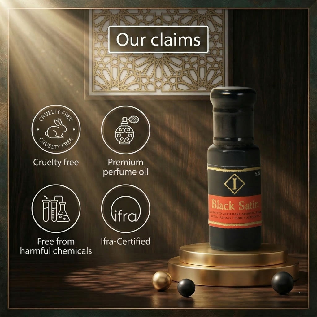 Black Satin Premium Attar - IMAM