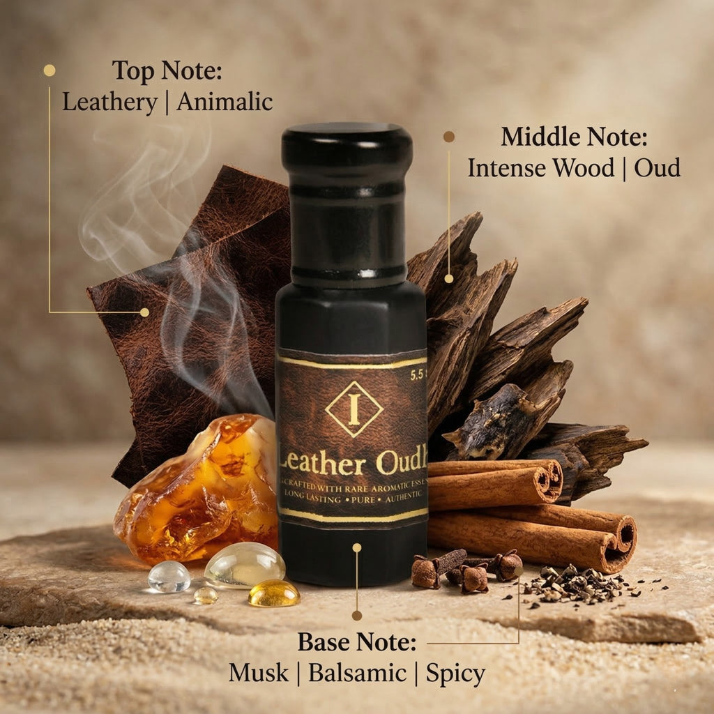 Leather Oud Attar - IMAM