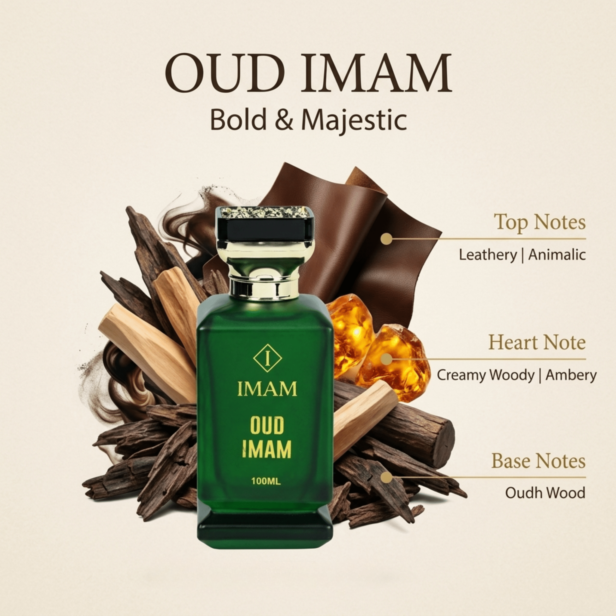 OUDH IMAM Perfume (100 ml) - IMAM